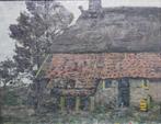 Jan Adam Zandleven (1868-1923) - Boerderij, Antiek en Kunst, Kunst | Schilderijen | Klassiek, Ophalen of Verzenden