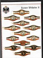 Kaiser Wilhelm 11    13 banden, Verzamelen, Ophalen of Verzenden, Gebruikt, Sigarenbandjes