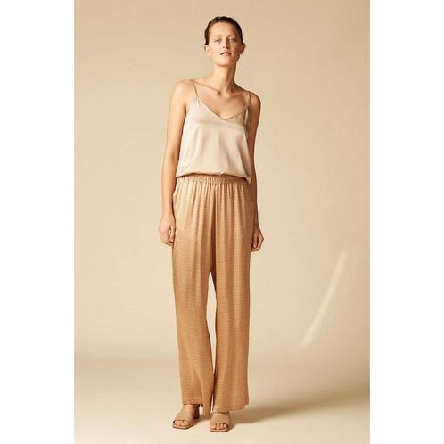 Femmes du Sud zijden broek maat L, Kleding | Dames, Broeken en Pantalons, Zo goed als nieuw, Maat 42/44 (L), Overige kleuren, Lang