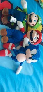 Mario, Luigi, Sonic - Pluche, Ophalen of Verzenden, Zo goed als nieuw, Overige typen