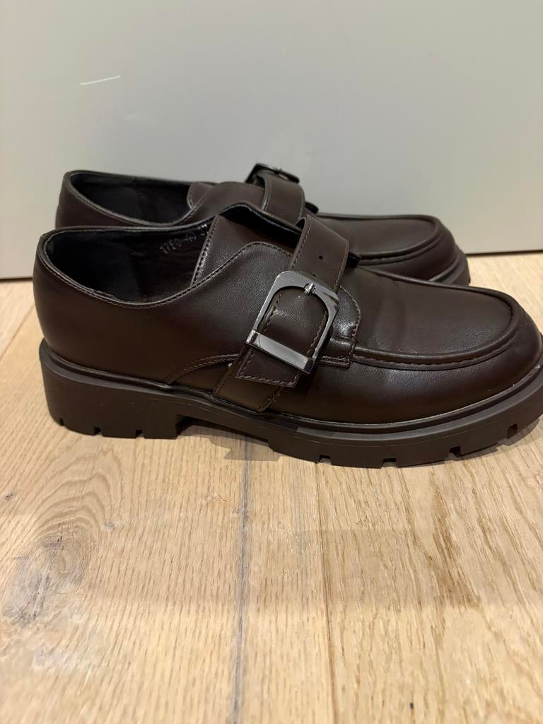 Cink Me Mocassins met gesp, Bruin, Nieuw, Ophalen of Verzenden, Espadrilles of Moccasins