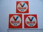 sticker oud Valvoline motor oil vintage race oil olie f1, Ophalen of Verzenden, Zo goed als nieuw, Bedrijf of Vereniging