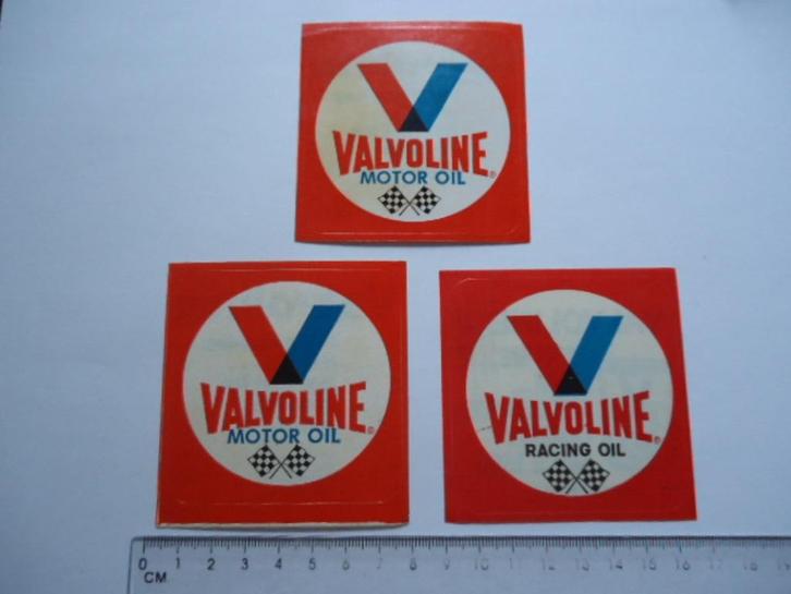 sticker oud Valvoline motor oil vintage race oil olie f1, Verzamelen, Stickers, Zo goed als nieuw, Bedrijf of Vereniging, Ophalen of Verzenden