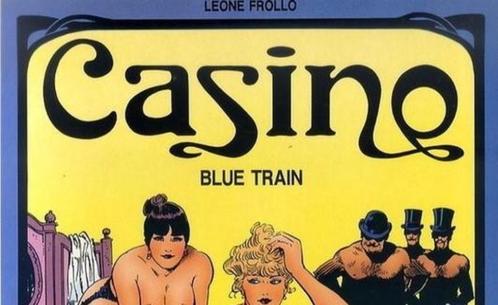 Stripboek Casino Blue train van Leone Frollo, 1992, Boeken, Stripboeken, Zo goed als nieuw, Eén stripboek, Ophalen of Verzenden