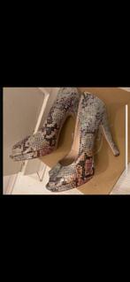 Pumps met slangen print, Pumps, Overige kleuren, Verzenden, Zo goed als nieuw