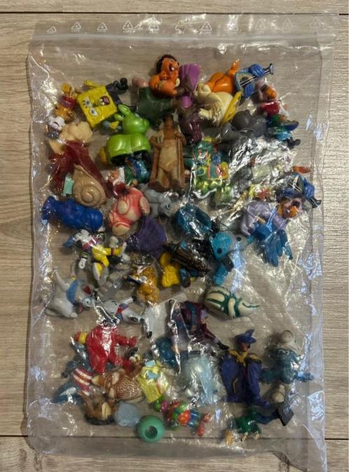 Zak met surprise ei spleetjes, Verzamelen, Verrassingseieren, Gebruikt, Hardplasticfiguren, Ophalen of Verzenden