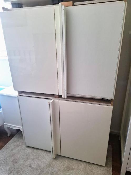 2x CONTUR Hoekkasten – Links & Rechts – Hoogglans Mosselwit, Huis en Inrichting, Keuken | Keukenbenodigdheden, Gebruikt, Ophalen
