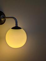 Art Deco Wandlamp Chroom, Bakeliet & Groen Glas, Ophalen of Verzenden, Gebruikt, Glas, Art Deco