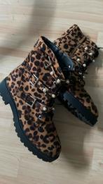Nieuw panterprint boots maat 40, Ophalen of Verzenden, Nieuw, Bruin
