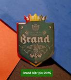 Brand bier pin van 2025, Verzamelen, Speldjes, Pins en Buttons, Ophalen of Verzenden, Nieuw