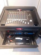‼️Mackie 1402-VLZ 14 + Case + Galm + Power + 19" lade, Ophalen, Gebruikt, 10 tot 20 kanalen, Microfooningang