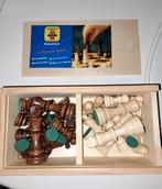 Longfield schaakset houten schaakstukken staunton, Ophalen of Verzenden, Zo goed als nieuw