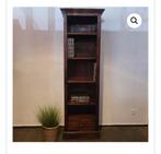 Teakhout donker boekenkast, Ophalen, Gebruikt, 200 cm of meer, Koloniaal