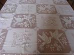 Tafelkleed wit, opengewerkt, Ophalen of Verzenden, Zo goed als nieuw, Rechthoek