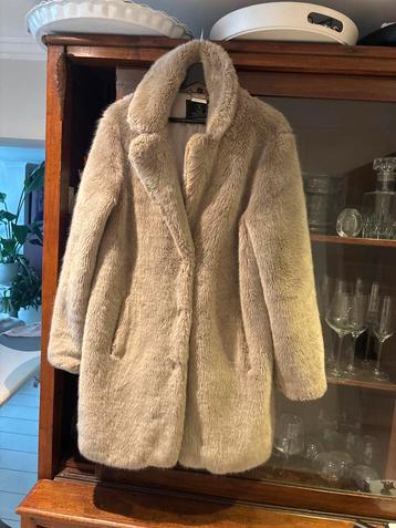 Rino & Pelle Mantel Taupe Maat 44 beschikbaar voor biedingen