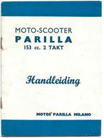Parilla 153 cc handleiding moto scooter (4460z) motor, Ophalen of Verzenden, Overige merken