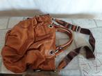 leuke bruine leren damestas. Merk Rabeanco, Sieraden, Tassen en Uiterlijk, Tassen | Damestassen, Bruin, Ophalen of Verzenden, Zo goed als nieuw