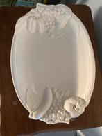 Antieke schaal groot barbotine italie, Antiek en Kunst, Ophalen of Verzenden