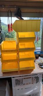 Gele opbergboxen stapelbaar 500mm, Doe-het-zelf en Verbouw, Kratten en Dozen, Ophalen of Verzenden, Zo goed als nieuw, Doos, Minder dan 35 cm