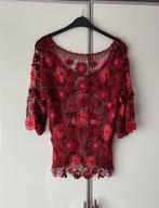 Nieuw Nicowa 40 top Rood gehaakt truitje gehaakte Bordeaux, Ophalen of Verzenden, Nieuw, Maat 38/40 (M), Rood