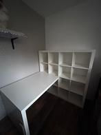 IKEA vakkenkast met bureau, Huis en Inrichting, Kasten | Wandmeubels, 25 tot 50 cm, Minder dan 150 cm, Ophalen of Verzenden, Zo goed als nieuw