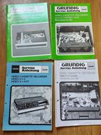 Grundig V2000 Videorecorder service manuals, Verzenden, Gebruikt