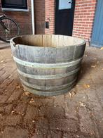 Half wijnvat, Ophalen, Tuin, Gebruikt, Rond