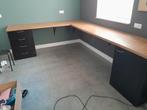 Groot bureau, werkplek, knutseltafel, Ophalen, Gebruikt, Bureau