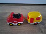 Vtech Toet Toet Auto's - Claire Cabrio met caravan, Ophalen of Verzenden, Gebruikt, 2 tot 4 jaar