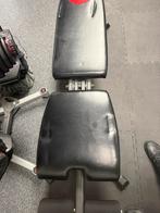 Bowflex Halterbank + Gewichten Set, Sport en Fitness, Fitnessmaterialen, Ophalen of Verzenden, Gebruikt, Armen, Fitnessbank