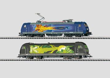 Marklin 36837 2xLocomotief Vormgeving naar motieven Superman beschikbaar voor biedingen