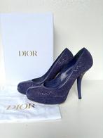 DIOR paars suede leer hakken  Maat 38, Pumps, Overige kleuren, Ophalen of Verzenden, Zo goed als nieuw