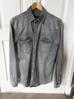 Spijkeroverhemd, Kleding | Heren, Ophalen of Verzenden, Zo goed als nieuw, Grijs, Halswijdte 41/42 (L)