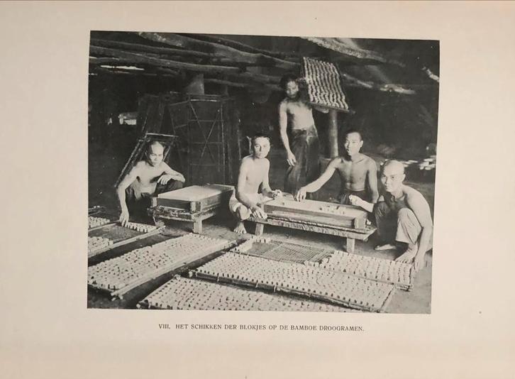 NL Indië - De Gambir (Sirih medicijn) productie 1914, Antiek en Kunst, Antiek | Boeken en Bijbels, Ophalen of Verzenden