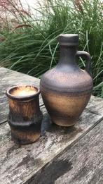 Kruik en vaasje keramiek - Lore Beesel, Antiek en Kunst, Antiek | Keramiek en Aardewerk, Ophalen of Verzenden