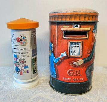 Vintage spaarpotten 2 stuks beschikbaar voor biedingen