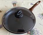 Koekenpan met deksel 30cm doorsnede TGFF, Huis en Inrichting, Keuken | Potten en Pannen, Overige materialen, Keramische plaat