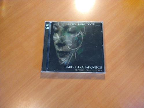 2-CD Dmitri Shostakovich - Mūza Rubackytė, Cd's en Dvd's, Cd's | Klassiek, Zo goed als nieuw, Barok, Ophalen of Verzenden