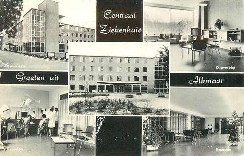 (388-528-037) Alkmaar Groeten uit Centraal Ziekenhuis, Verzamelen, Ansichtkaarten | Nederland, Noord-Holland, Verzenden