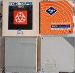 4 bandrecorder banden Agfa, BASF en TDK, Ophalen of Verzenden, Bandrecorder, Met banden