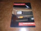brochure Daihatsu Charade Diesel, Verzenden, Nieuw, Overige merken