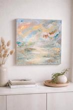 Sfeervol abstract schilderij op doek, Ophalen of Verzenden