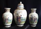 3 delig Chinees kaststel - Geisha - 1950, Ophalen