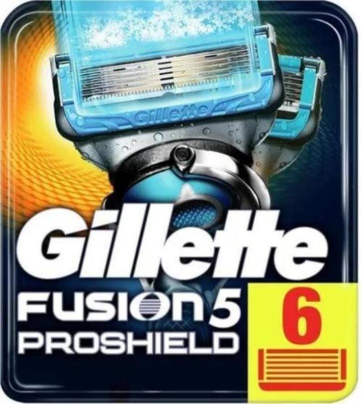 Gillette Fusion5 ProShield Chill - 6 Scheermesjes, Sieraden, Tassen en Uiterlijk, Uiterlijk | Gezichtsverzorging, Nieuw, Verzorging