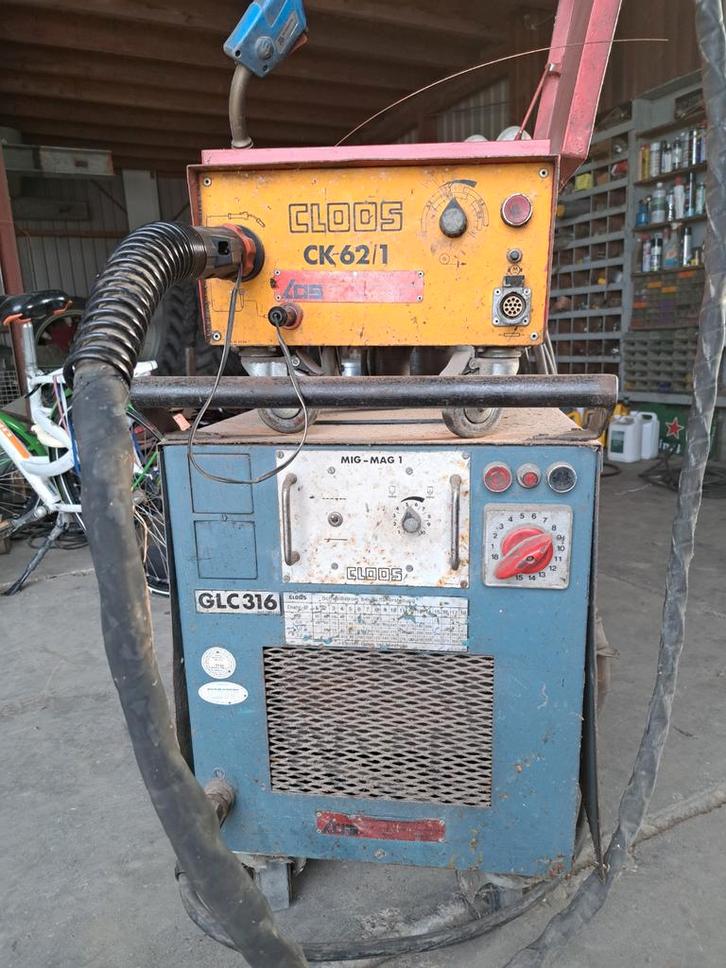 CLOOS GLC316 lasapparaat, Doe-het-zelf en Verbouw, Gereedschap | Lasapparaten, Gebruikt, Co2, 250 ampère of meer, Ophalen