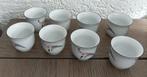 set van 8 eierdopjes, Huis en Inrichting, Keuken | Servies, Ophalen of Verzenden, Gebruikt, Overige stijlen, Overige typen