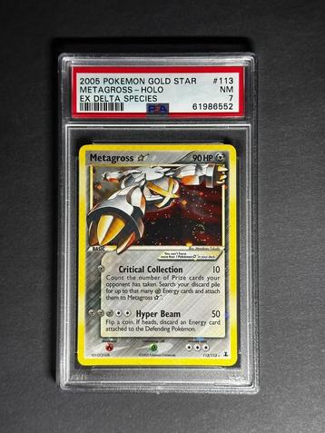 Pokémon Metagross ex – EX Delta Species 113/113 – PSA 7 NM beschikbaar voor biedingen