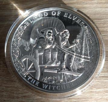 Zilver 2 oz munt - The Witcher - Blood of Elves - 2024 beschikbaar voor biedingen
