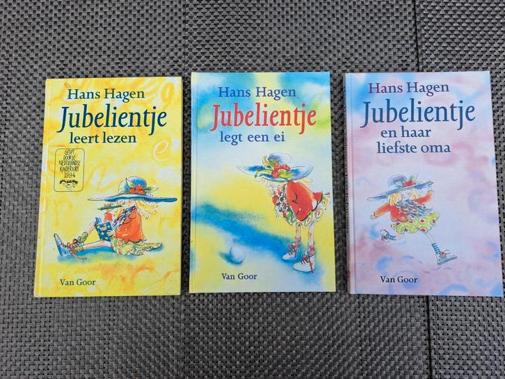 3 boeken - Hans Hagen - Jubelientje, Boeken, Kinderboeken | Kleuters, Gelezen, Ophalen of Verzenden