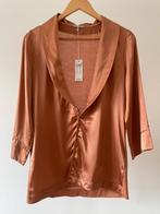 Intimissimi 100% zijden pyjama / top maat S koper kleurig, Verzenden, Intimissimi, Nieuw, Oranje